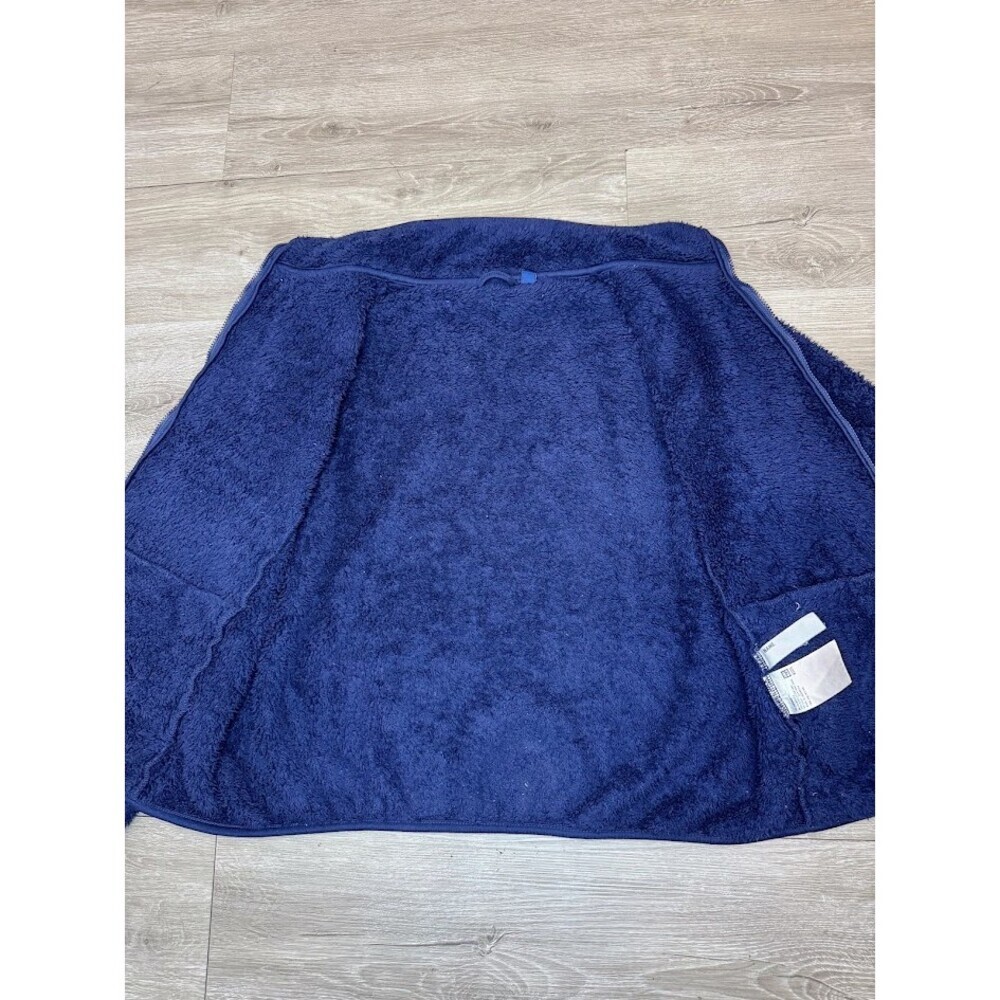 Kids Plush Fleece Zip Jacket Navy Blue Size 11-12 - Picture 7 of 9